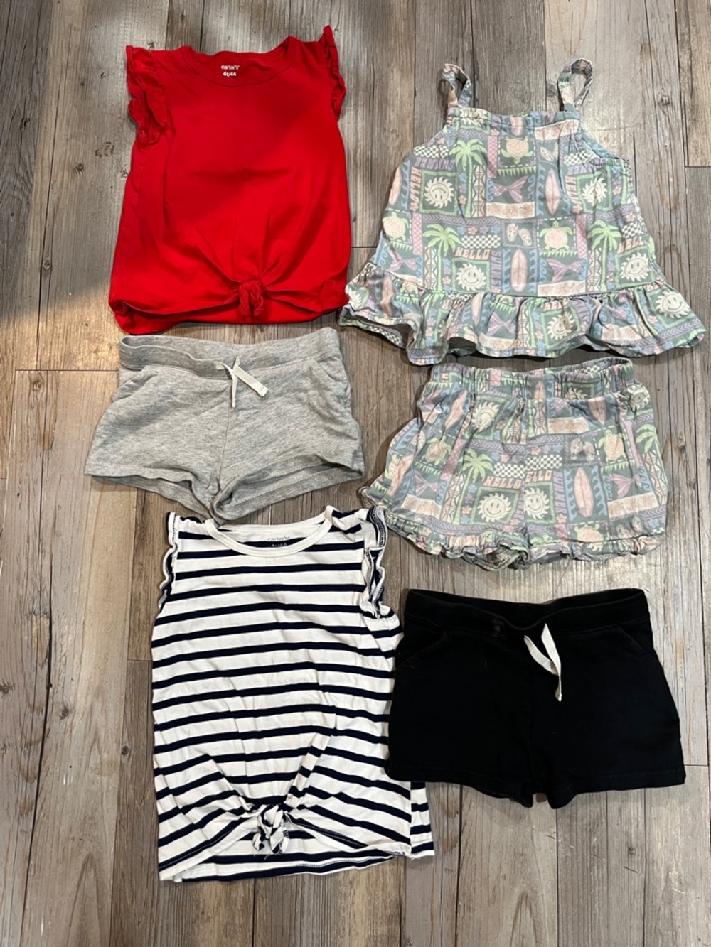 Red Knot-Front Girls' Tank Top - Unbranded